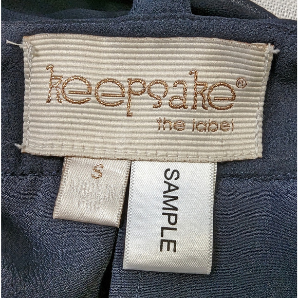 Keepsake The Label Navy Strappy Dress Size Small - Picture 5 of 5